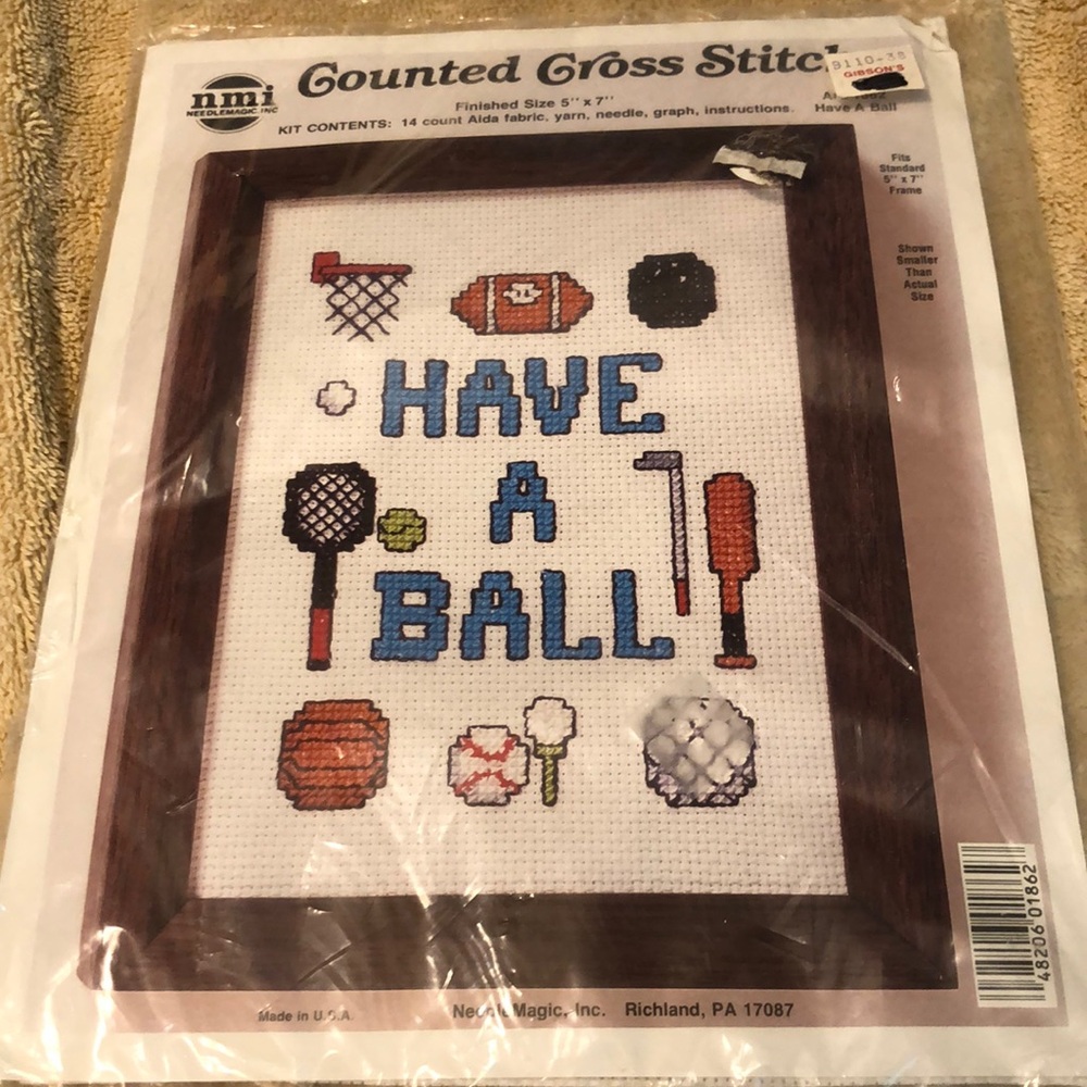 Counted Cross Stitch ‘Have A Ball’ By NeedleMagic Inc 1852